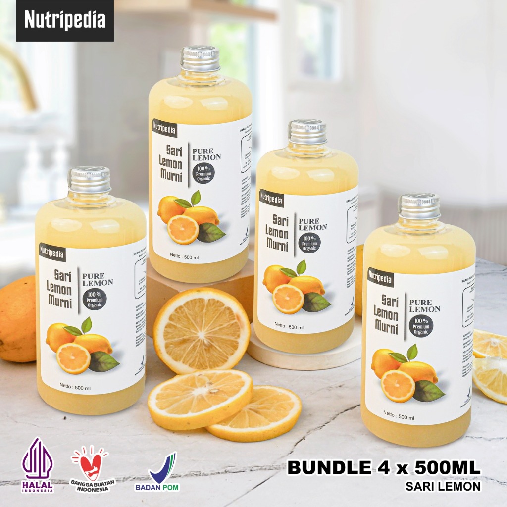 

Nutripedia - Sari Lemon Paket Hemat 2 Liter Murni Asli 100% Untuk Diet