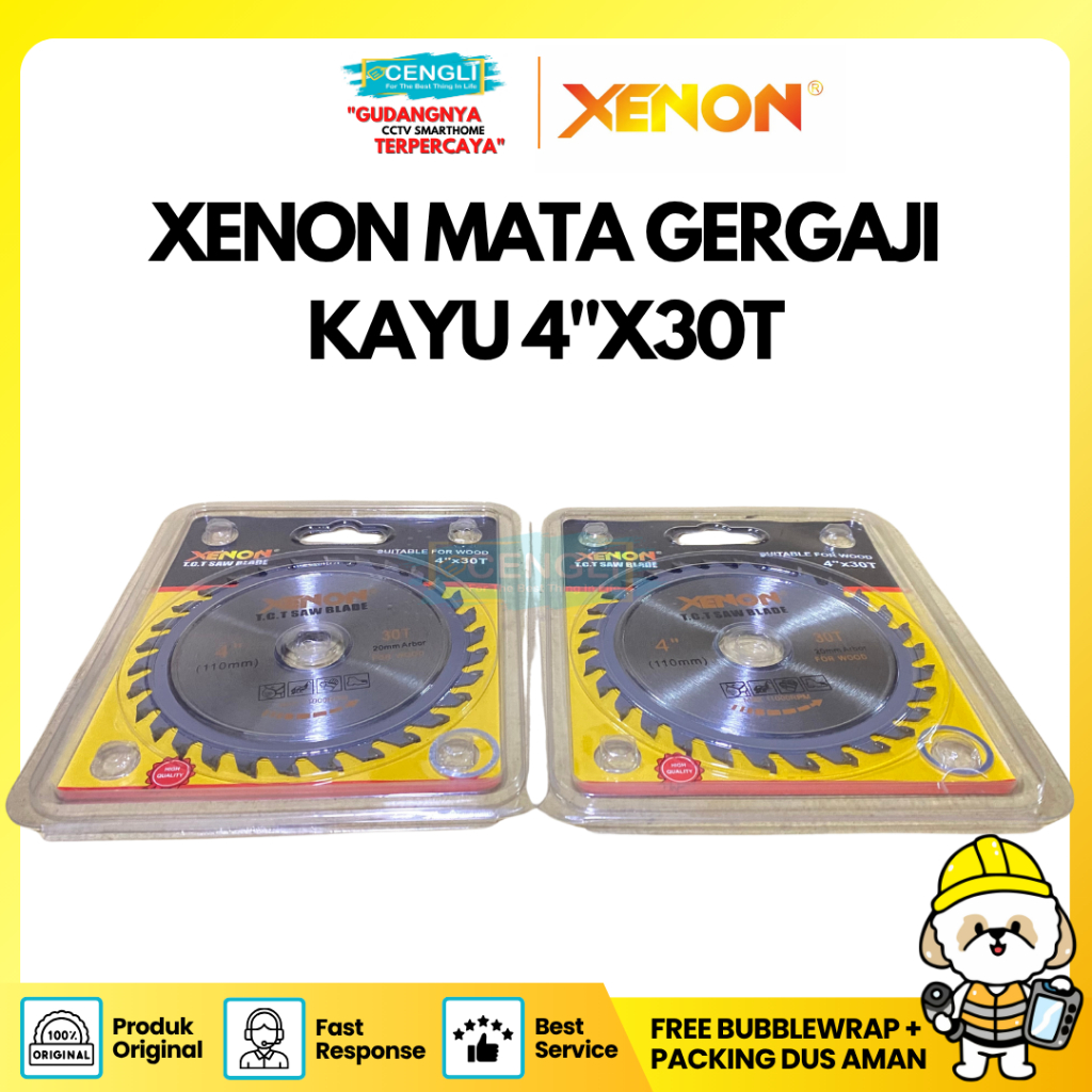 Xenon Mata Gergaji Kayu 4 Inchx30T