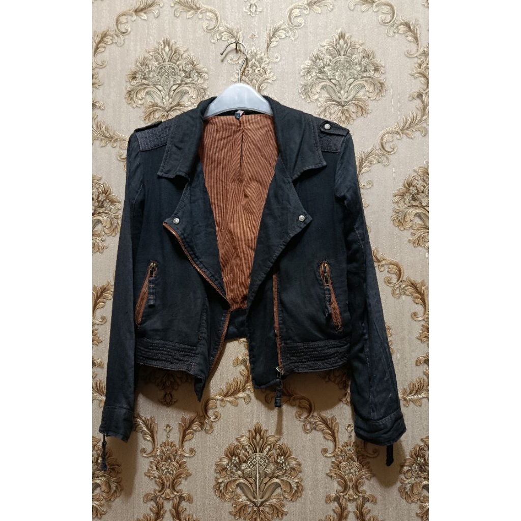 jacket bikers women cardinal