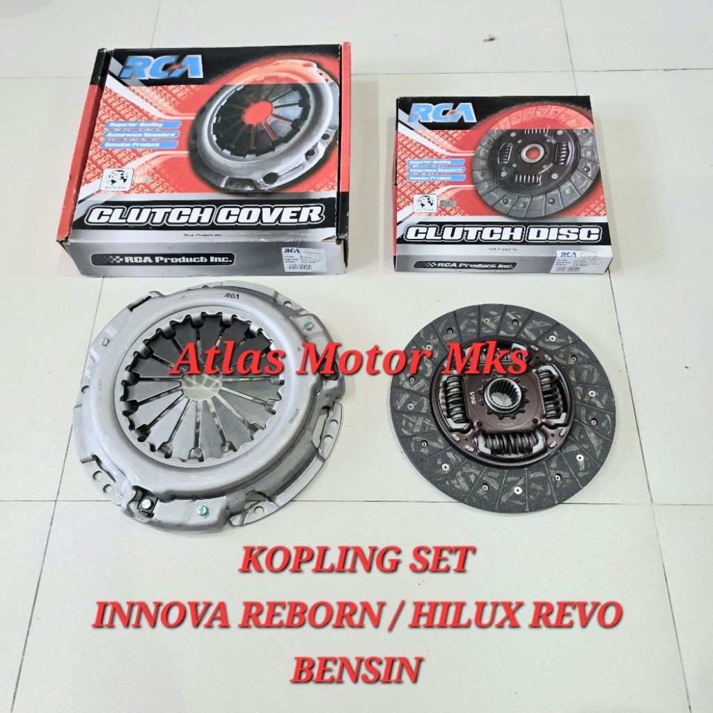 [2PCS] KOPLING SET MATAHARI KAMPAS KOPLING TOYOTA INNOVA REBORN 2.0 BENSIN "2015-2022" / HILUX REVO 