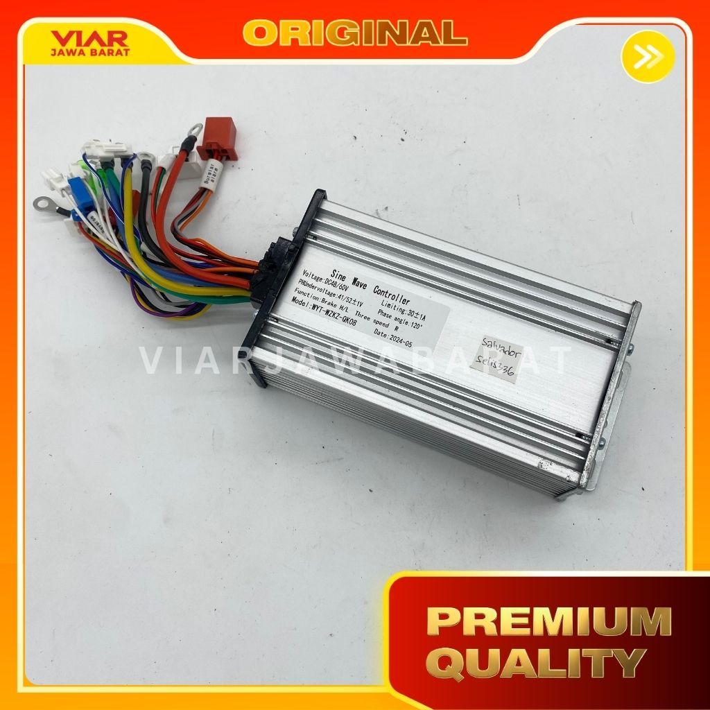CONTROLLER SEPEDA LISTRIK UNITED SALVADOR / SELIS336 - ORIGINAL 100% - SPAREPART SEPEDA LISTRIK