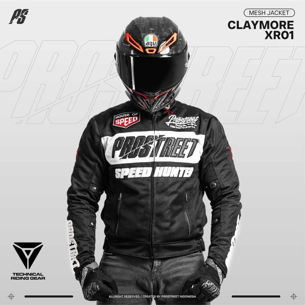 JAKET MESH PROSTREET CLAYMORE XR01 ORIGINAL