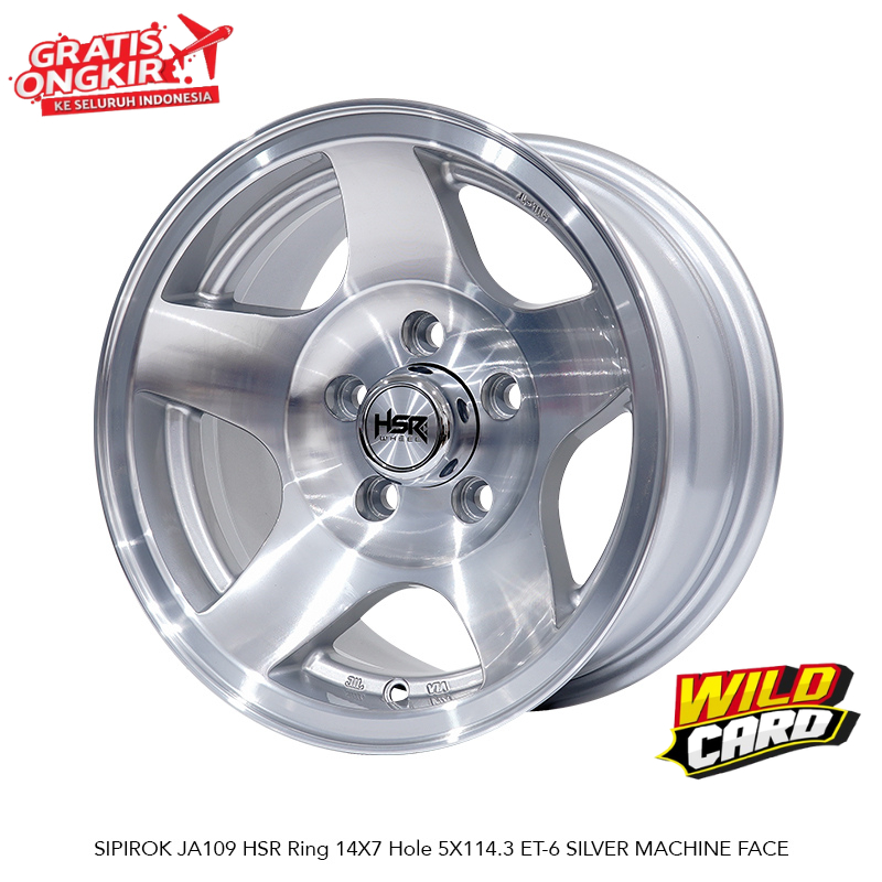 Ready Velg Mobil Model Celong SIPIROK JA109 HSR R14X7 H5X114,3 ET-6 SMF