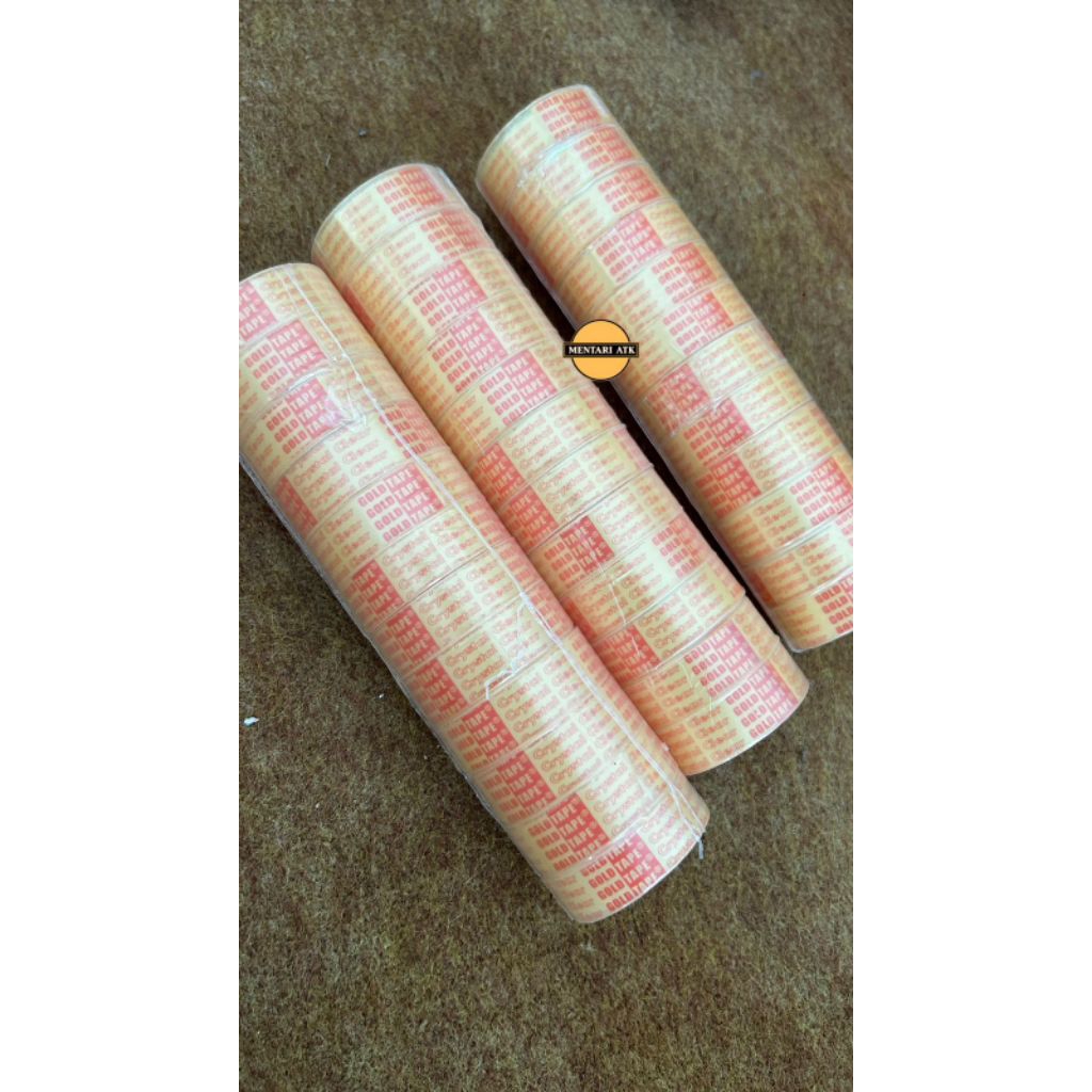 

Selotip bening kecil Gold tape ECER