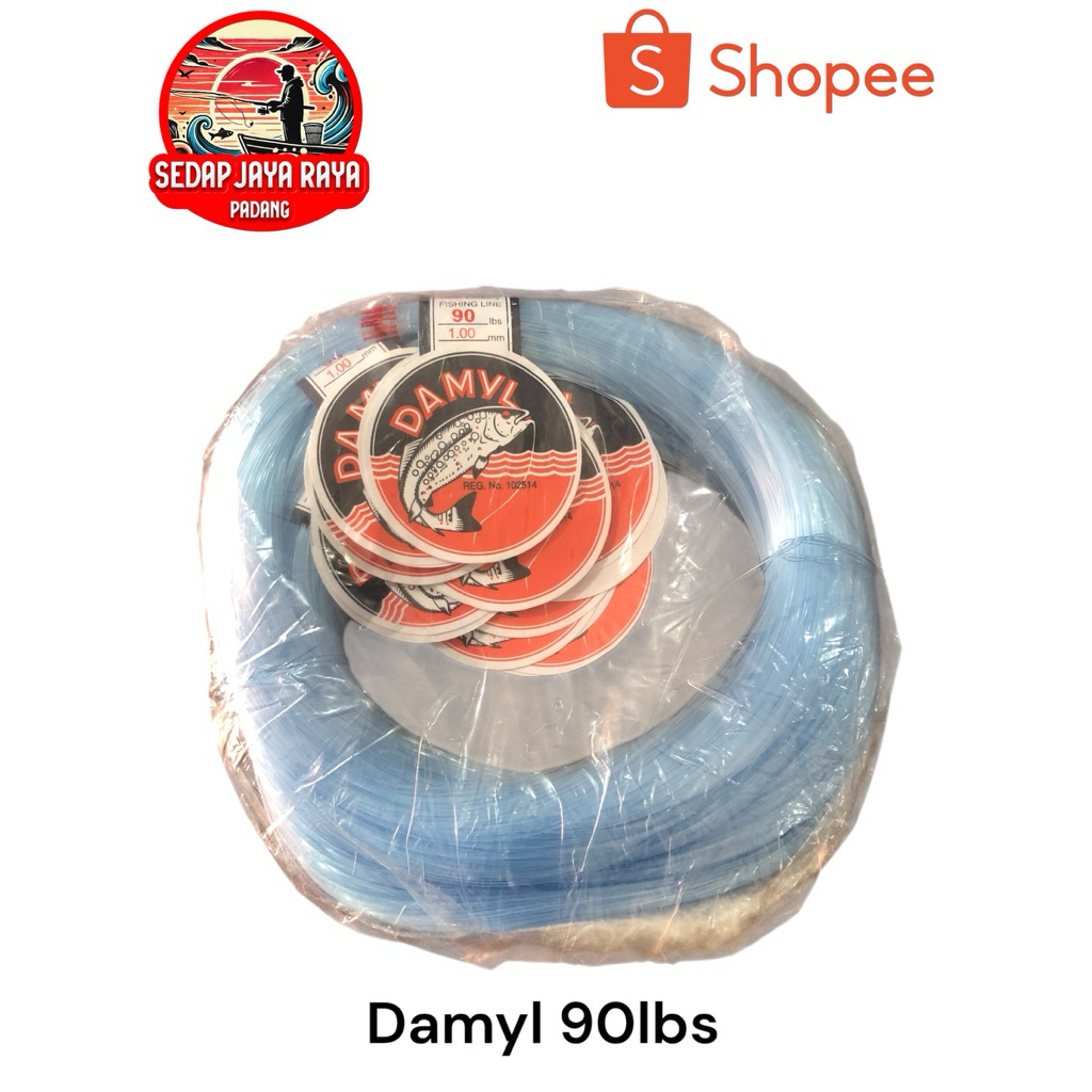 Senar Pancing Damyl Biru 50lbs, 60lbs , 70lbs , 80lbs, 90lbs