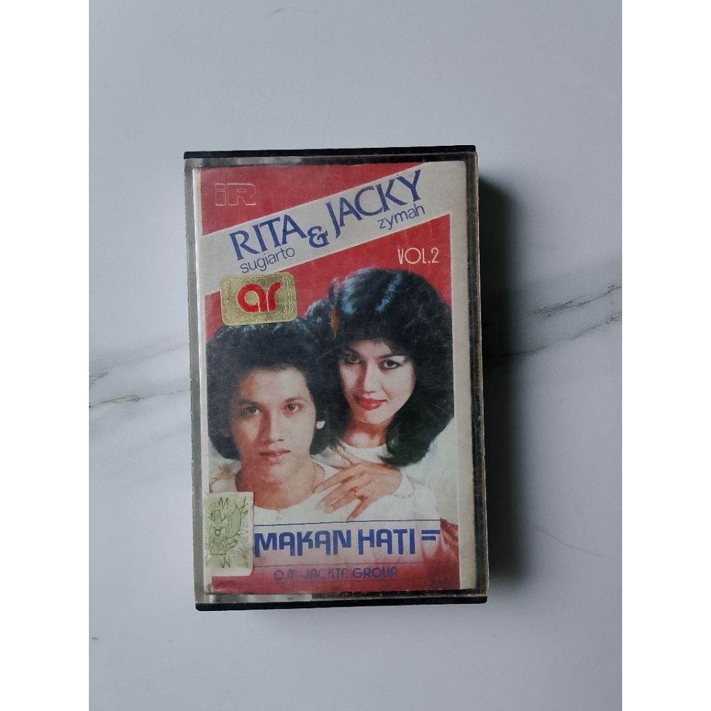 Kaset Pita Rita Sugiarto Jacky Zymah Album Makan Hati Volume 2