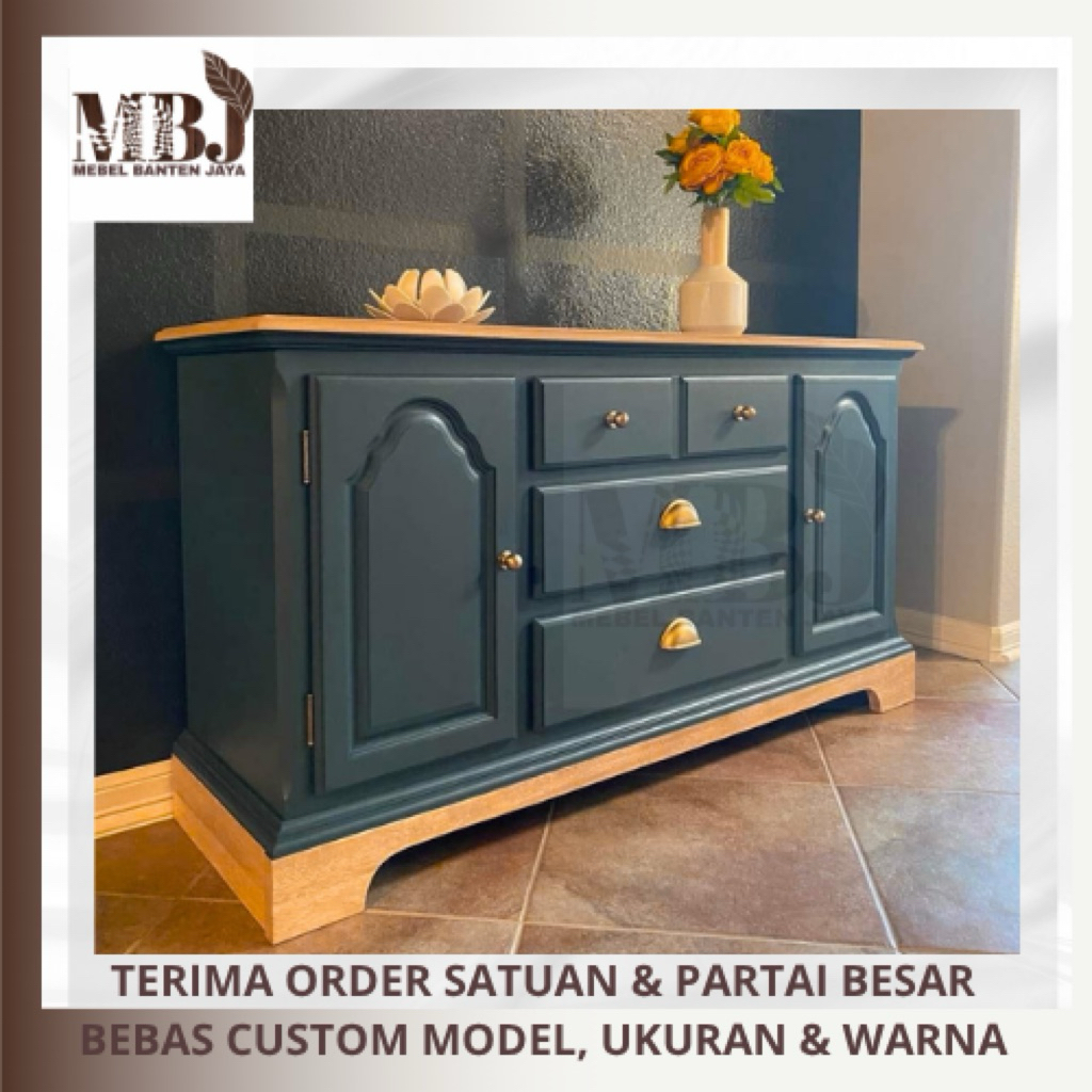 laci storage kabinet drawer kabinet penyimpanan ruang tamu