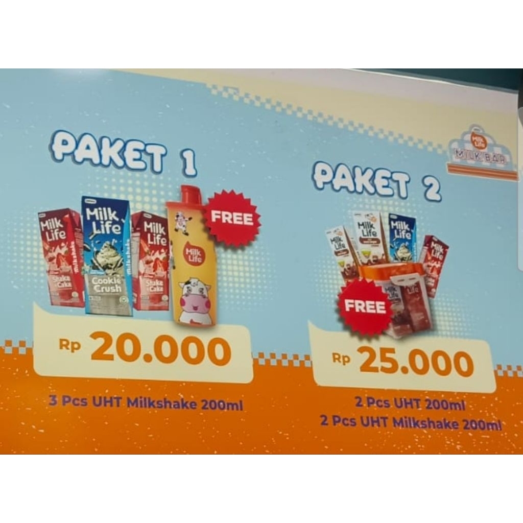 

JASTIP PRJ PAKET SUSU UHT MILKLIFE