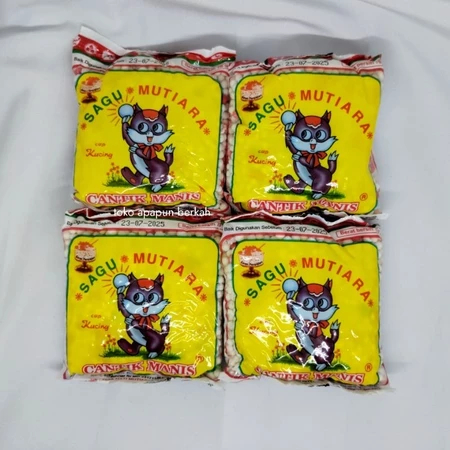 

Sagu Mutiara 70 Gram Cap Kucing Cantik Manis Tepung Sagu