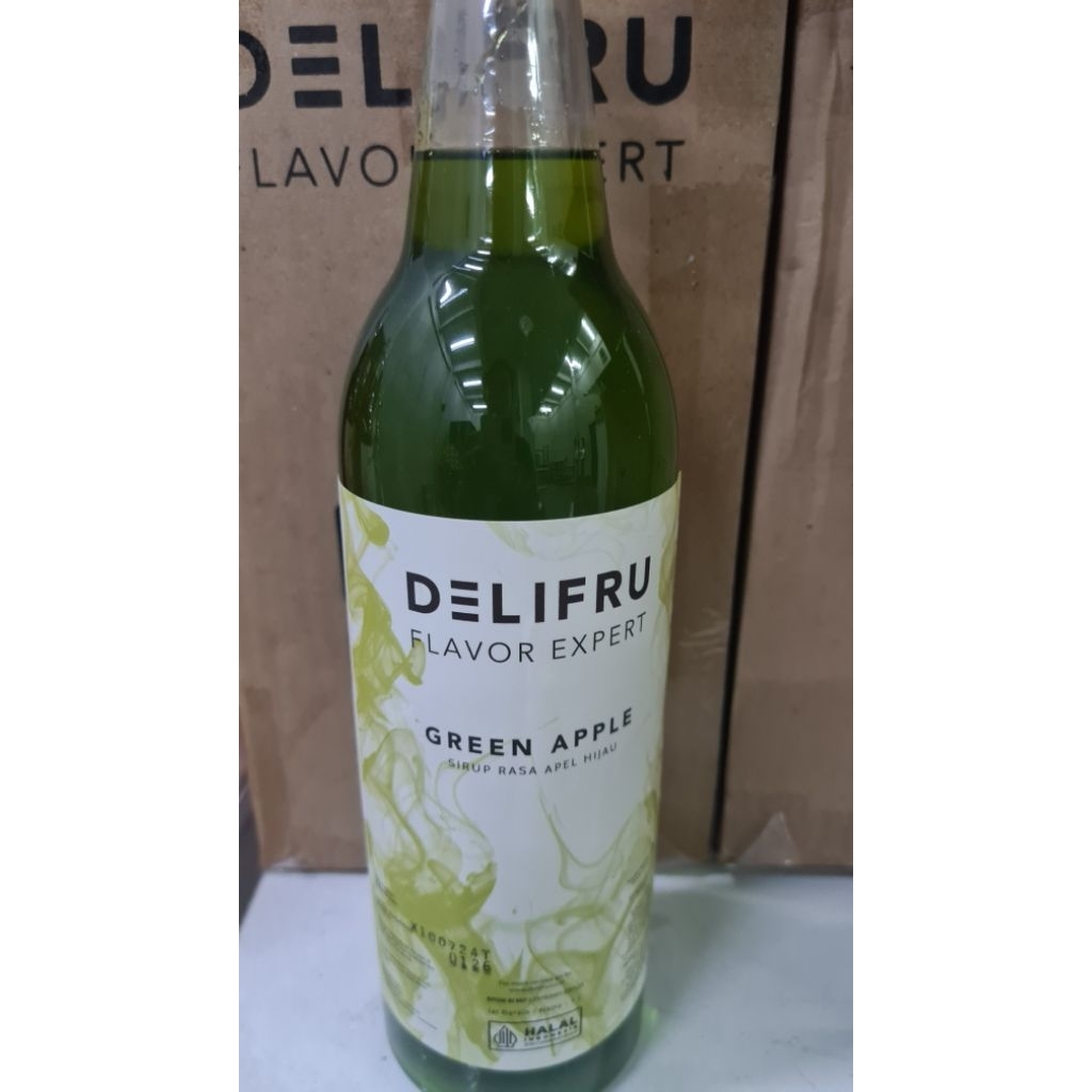 

syrup DELIFRU rasa green apple 1ltr