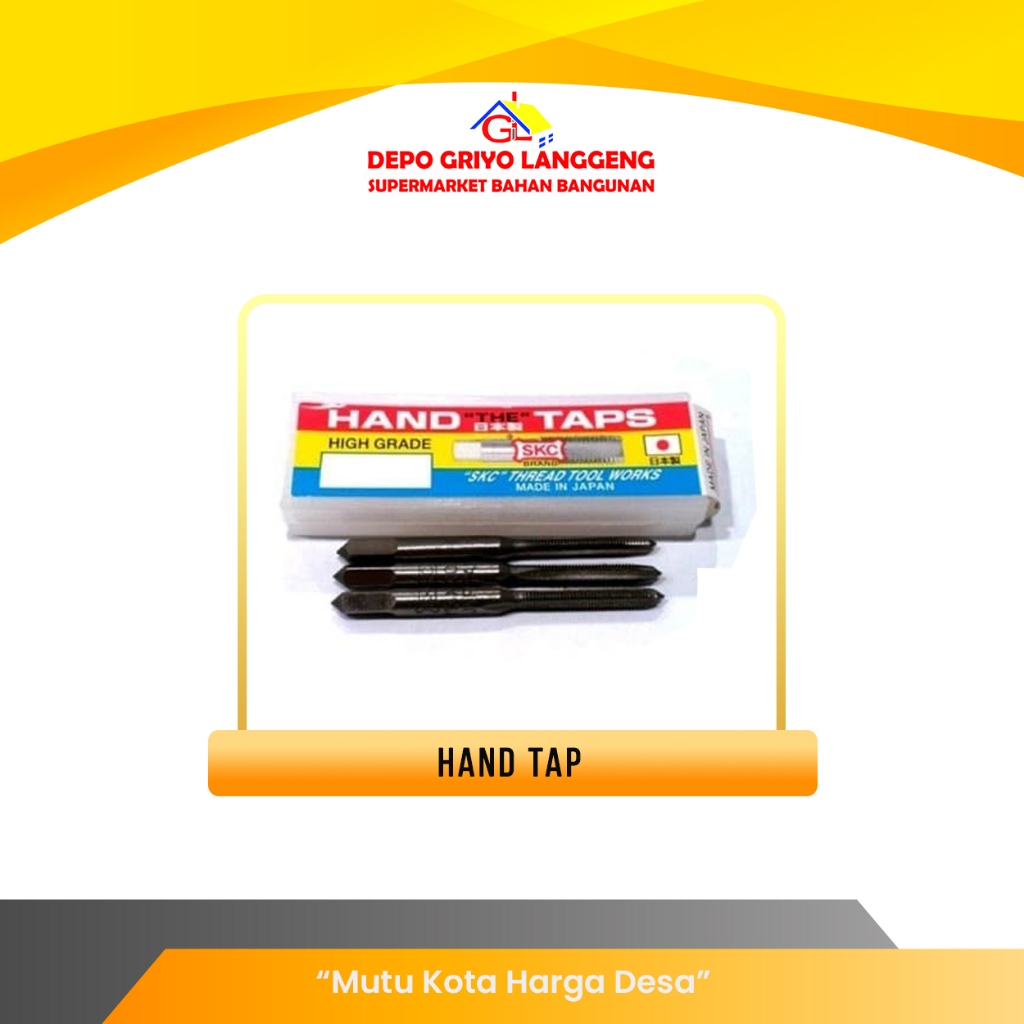 Hand Tap Hand Screw Mata Tap Pembuat Drat Baut Skc | Tap SKC / Hand Tap SKC