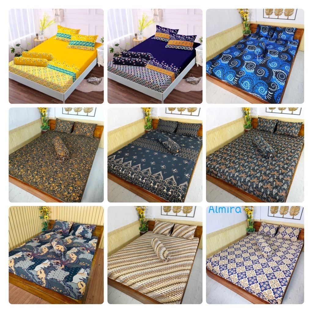 SPREI MOTIF BATIK UKURAN 180x200