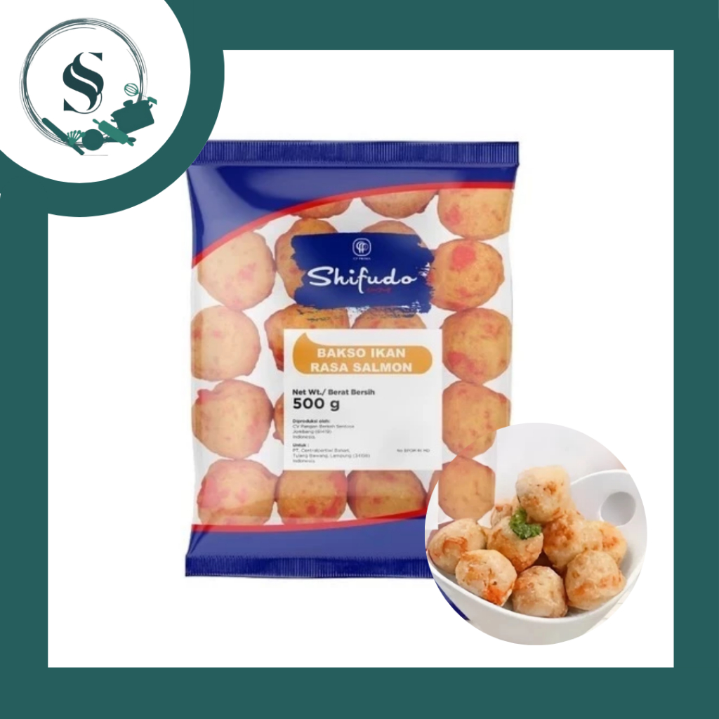

(SM) SHIFUDO BAKSO SALMON FROZEN 500GR | Frozen Food Bakso Salmon