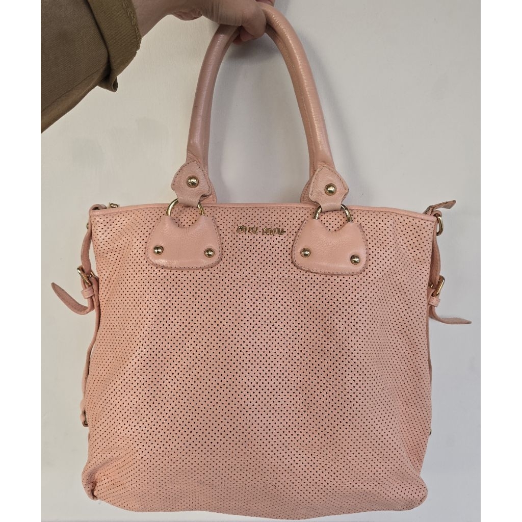 AUTHENTIC Preloved Miu Miu Perforated Bag