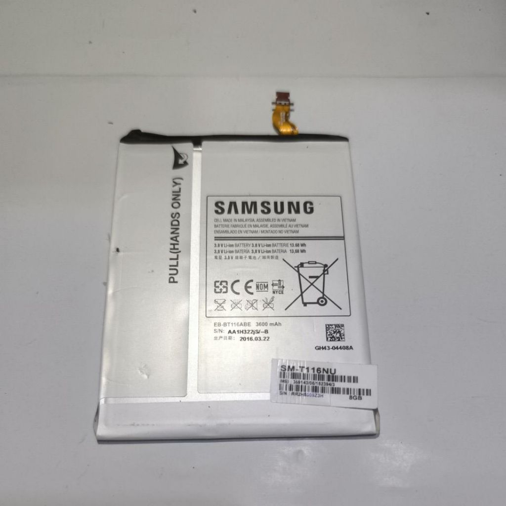 Baterai Samsung TAB 3 v 2015