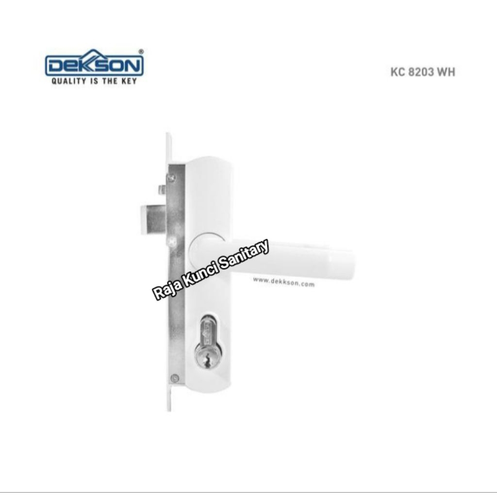 Kunci Pintu Kasa Nyamuk Dekson/Kunci Ekspanda Dekson/Kunci Pintu Alumunium Dekson KC 8203/Black/Brow