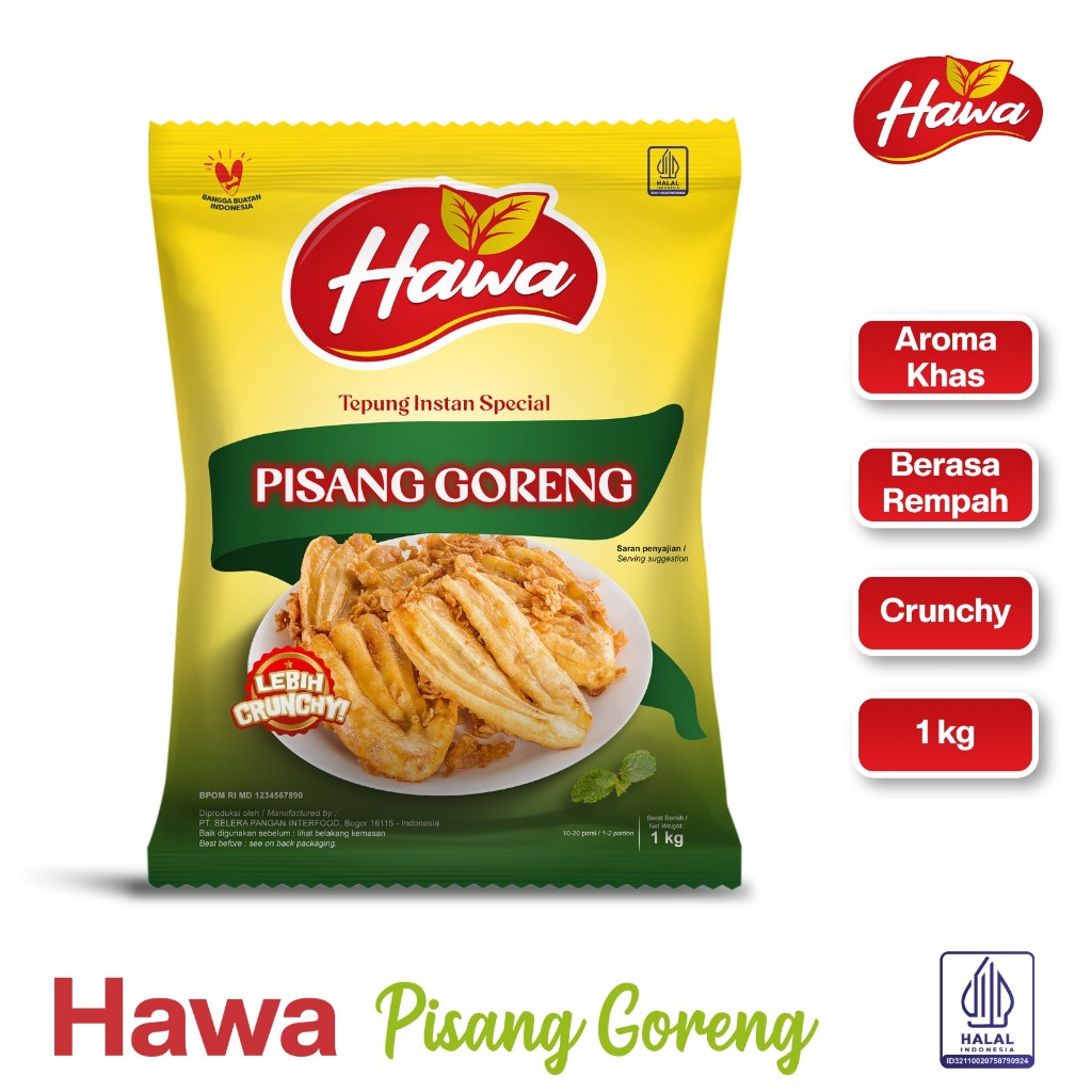

Hawa Tepung Bumbu Pisang Goreng 1kg
