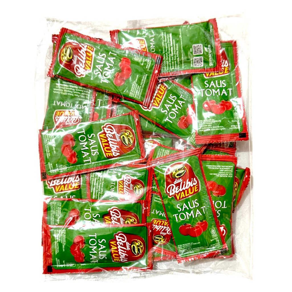 

Dua Belibis Value Saus Tomat Sachet 25 pcs