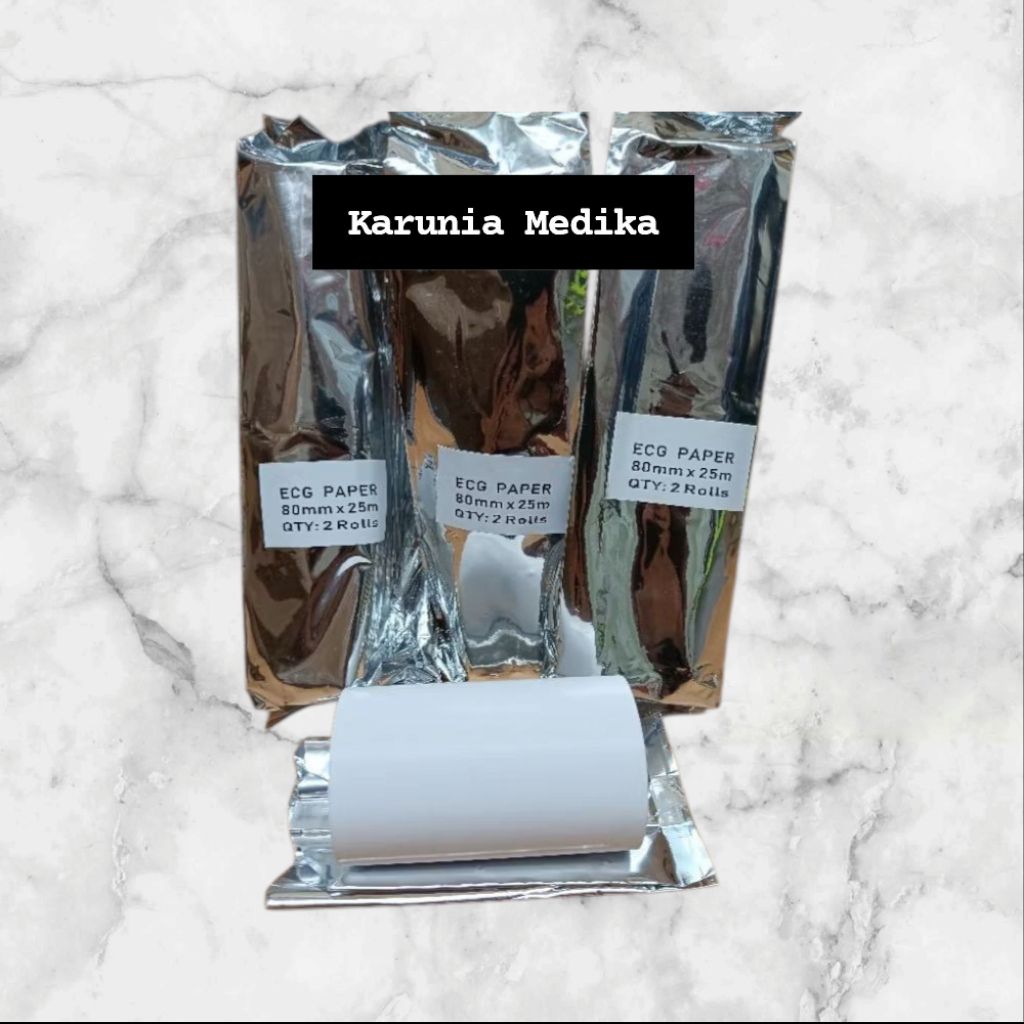 

Ay00! Kertas EKG / ECG paper 80mm 25m