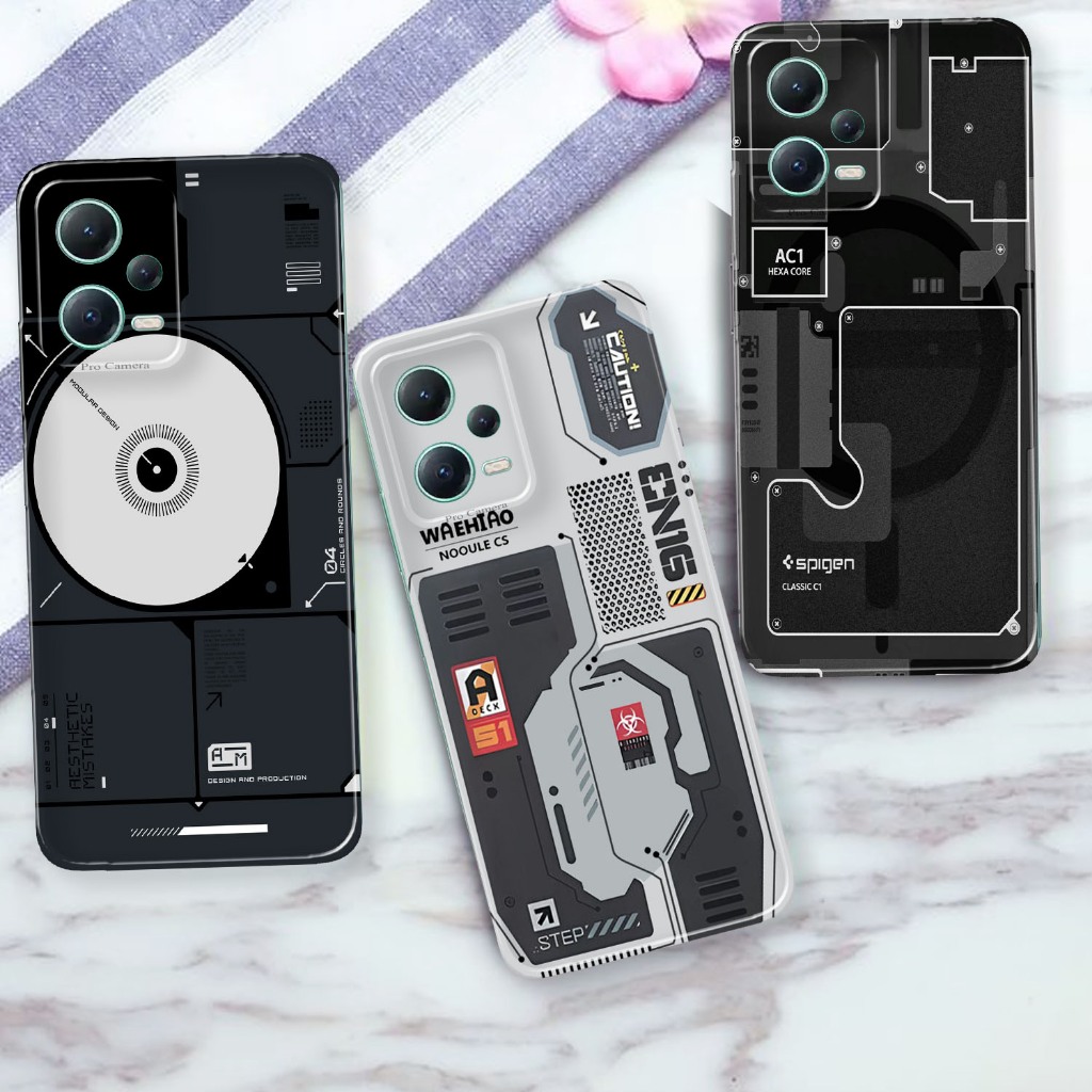 Softcase Pro Camera Untuk Redmi Note 12 5G / Poco X5 5G - Softcase Gambar Chip ( M3sin ) Unlimited  