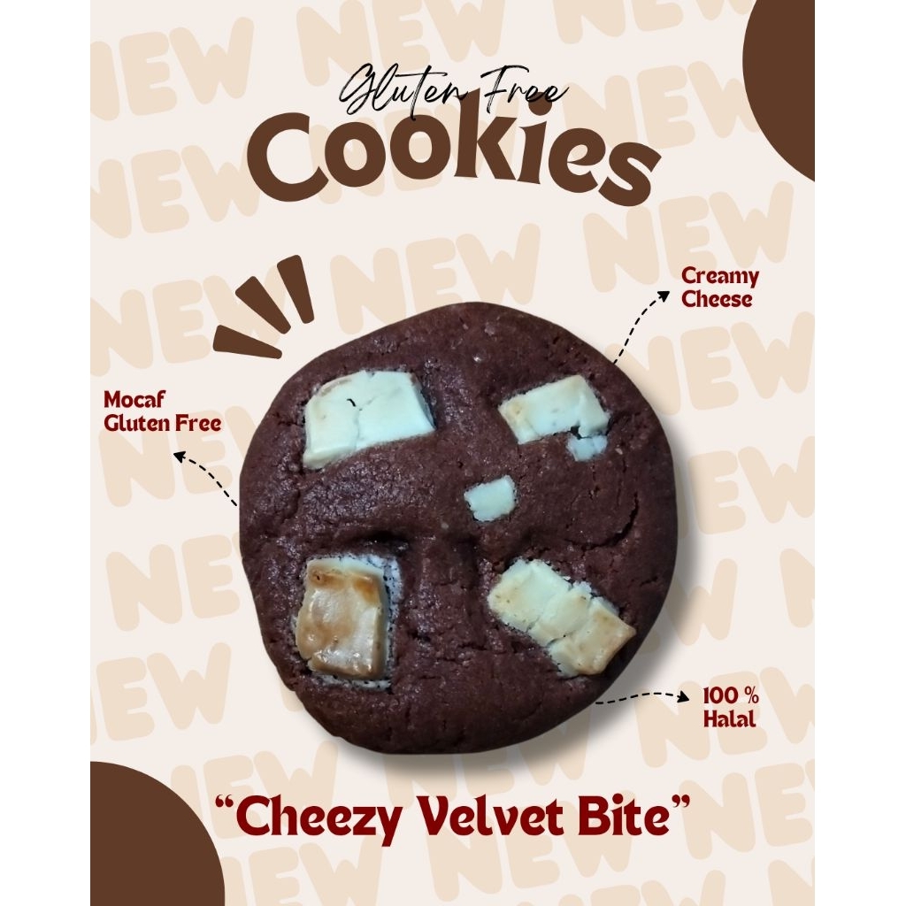 

[BEST SELLER] GLUTEN FREE SOFT COOKIES | Cheezy Velvet Bite