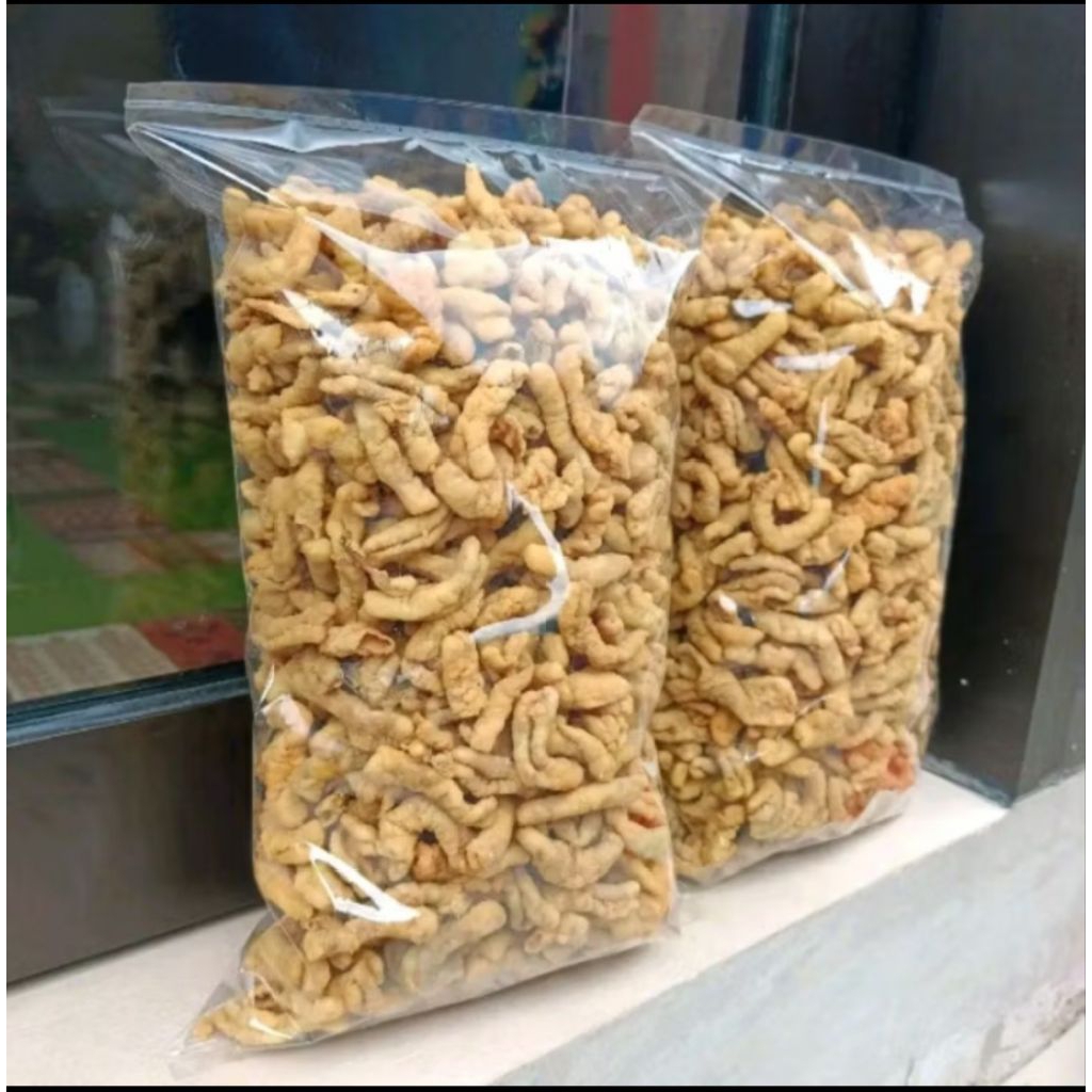 

kripik usus ayam crispy original 500 gram usus ori crispy gurih renyah