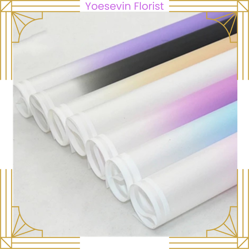 

KB6044 Kertas Buket Cellophane Gradient / Kertas Buket Gradasi Flower Wrapping
