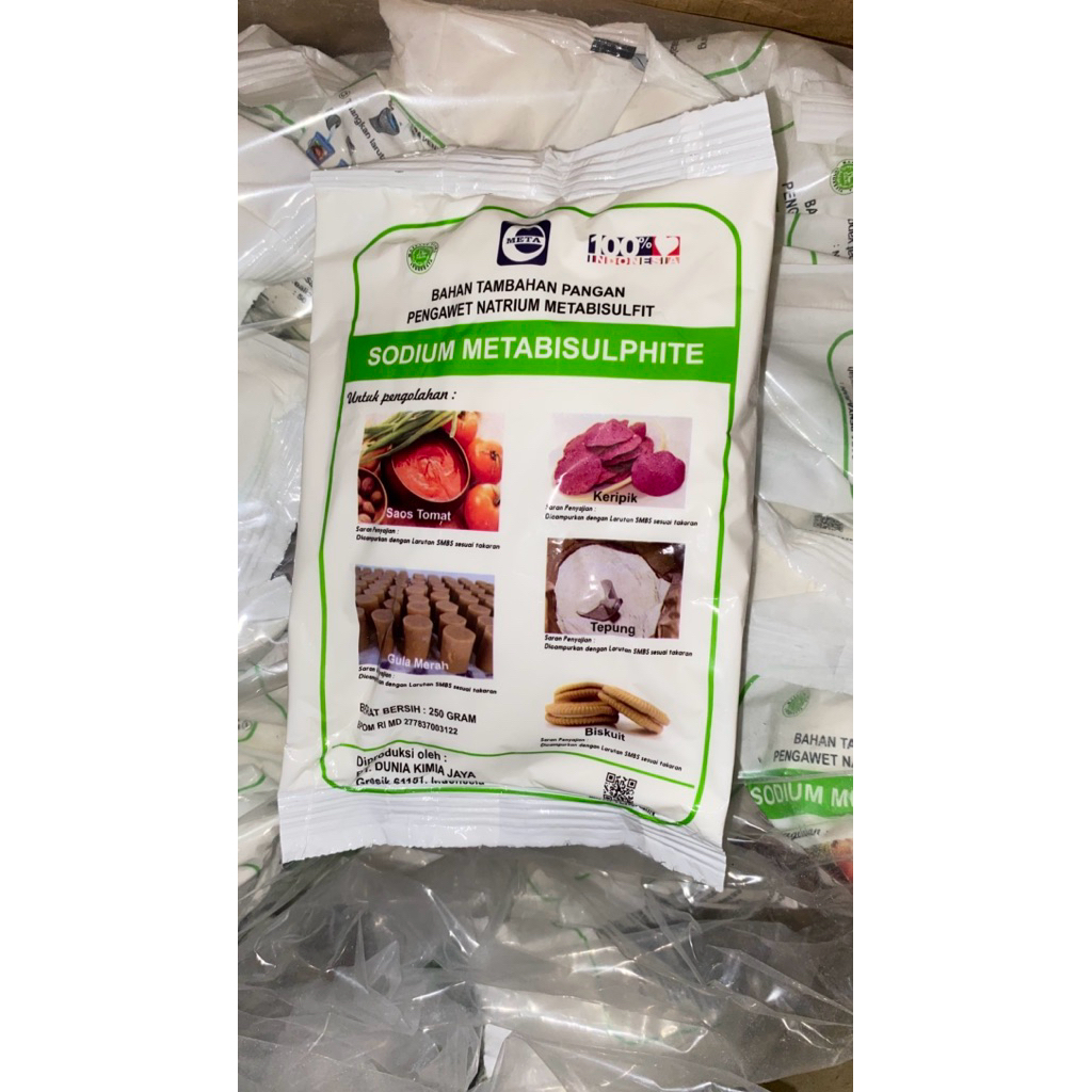 

SODIUM METABISULFITE 250gr kemasan saset