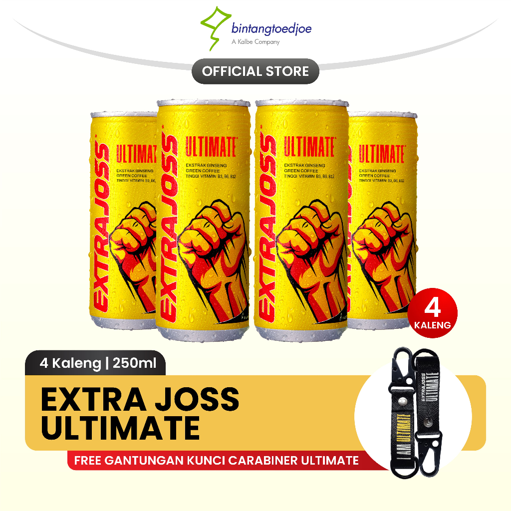

Extra Joss Ultimate 4 Kaleng FREE Carabiner