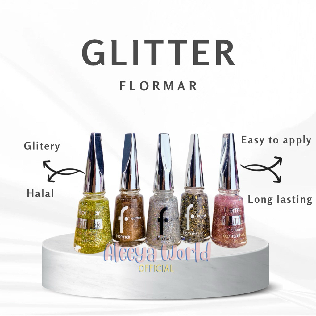FLORMAR GLITTER NAIL ENAMEL