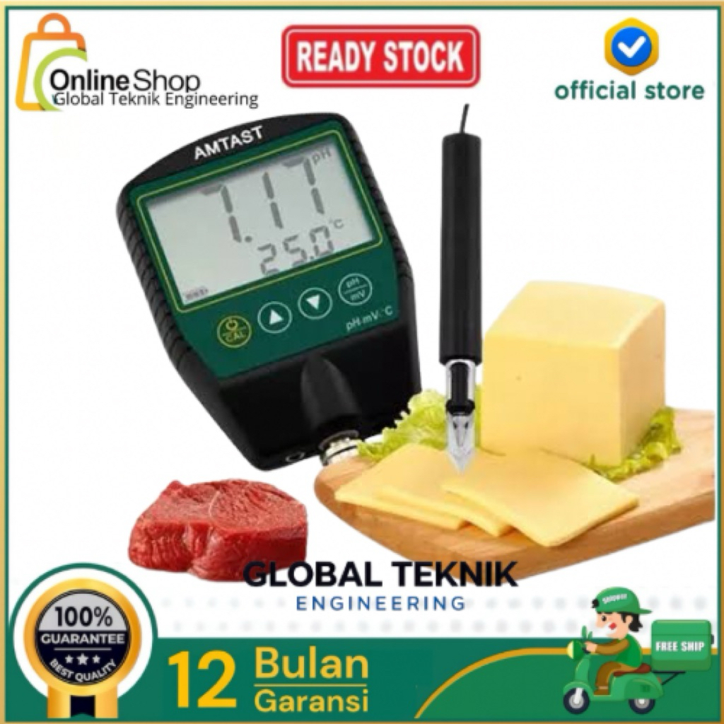 Alat Ukur pH Meter Daging Dan Keju AMTAST AMT16M