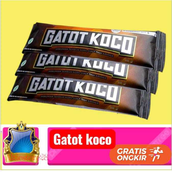 

KOPI G-max (KOSONG)-(READY GATOT KOCO 1 SACHET) BPOM by dR. Richard Lee PRIVASI AMAN