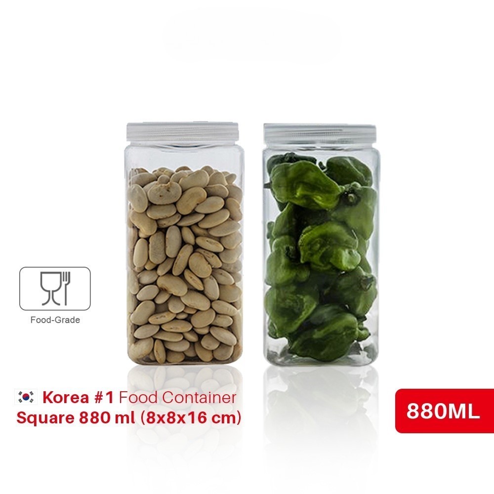 Silicook Square 880 ml - Silicook Food Container Wadah
