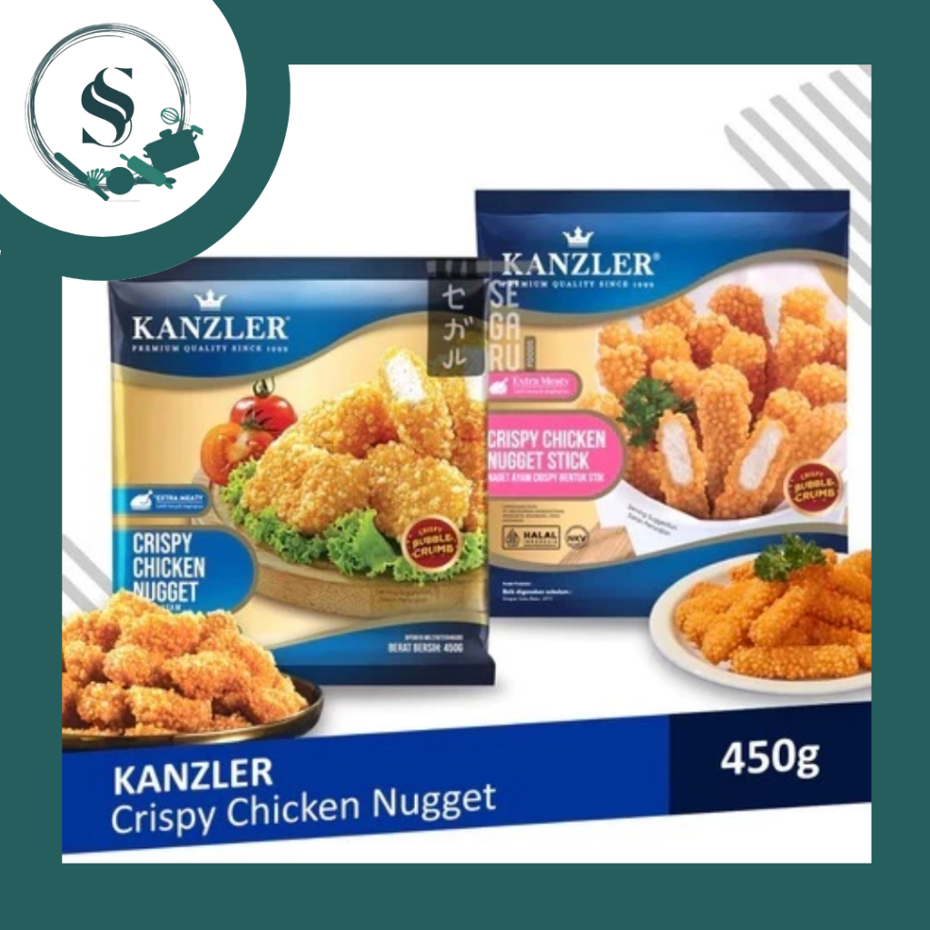

(SM) KANZLER CHICKEN NUGGET SPICY ORIGINAL 450GR | Nugget Crispy Frozen Kanzler