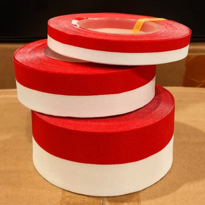 

20 yard / 18 meter Pita merah putih Bendera RI Dekorasi Hari Kemerdekaan, Aksesoris Craft DIY Nasional