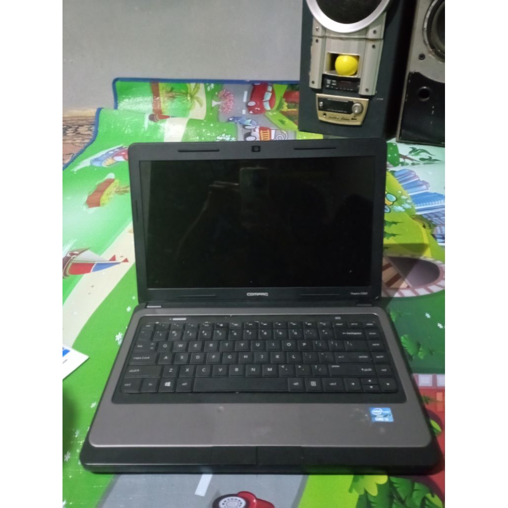 LAPTOP COMPAQ HP SERI CQ43 INTEL CORE I3 MINUS NYALA INDIKATOR