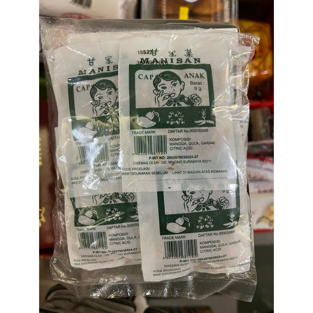 

manisan mangga anak