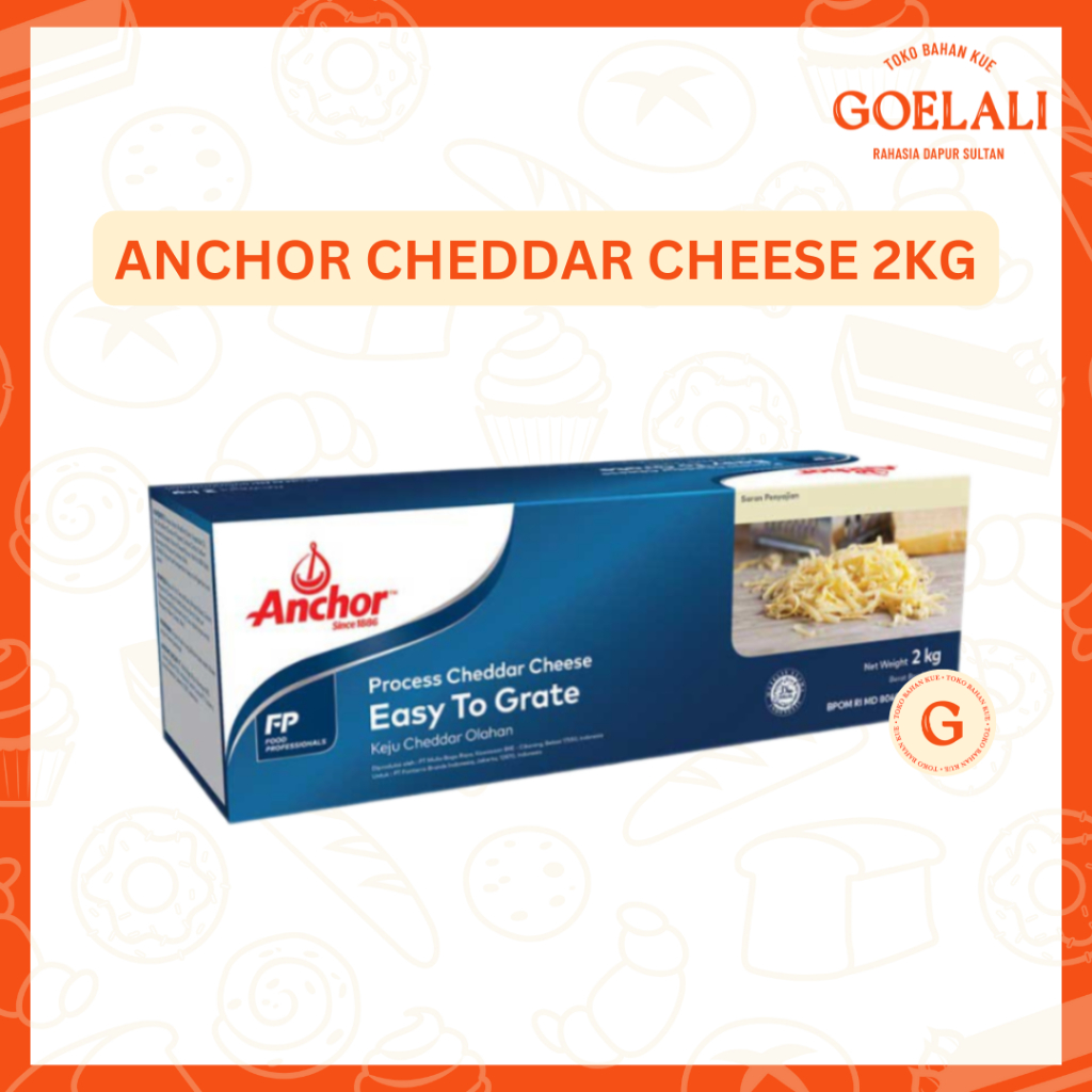 

ANCHOR PROCESSED CHEDDAR CHEESE EASY 2KG (PROMO)