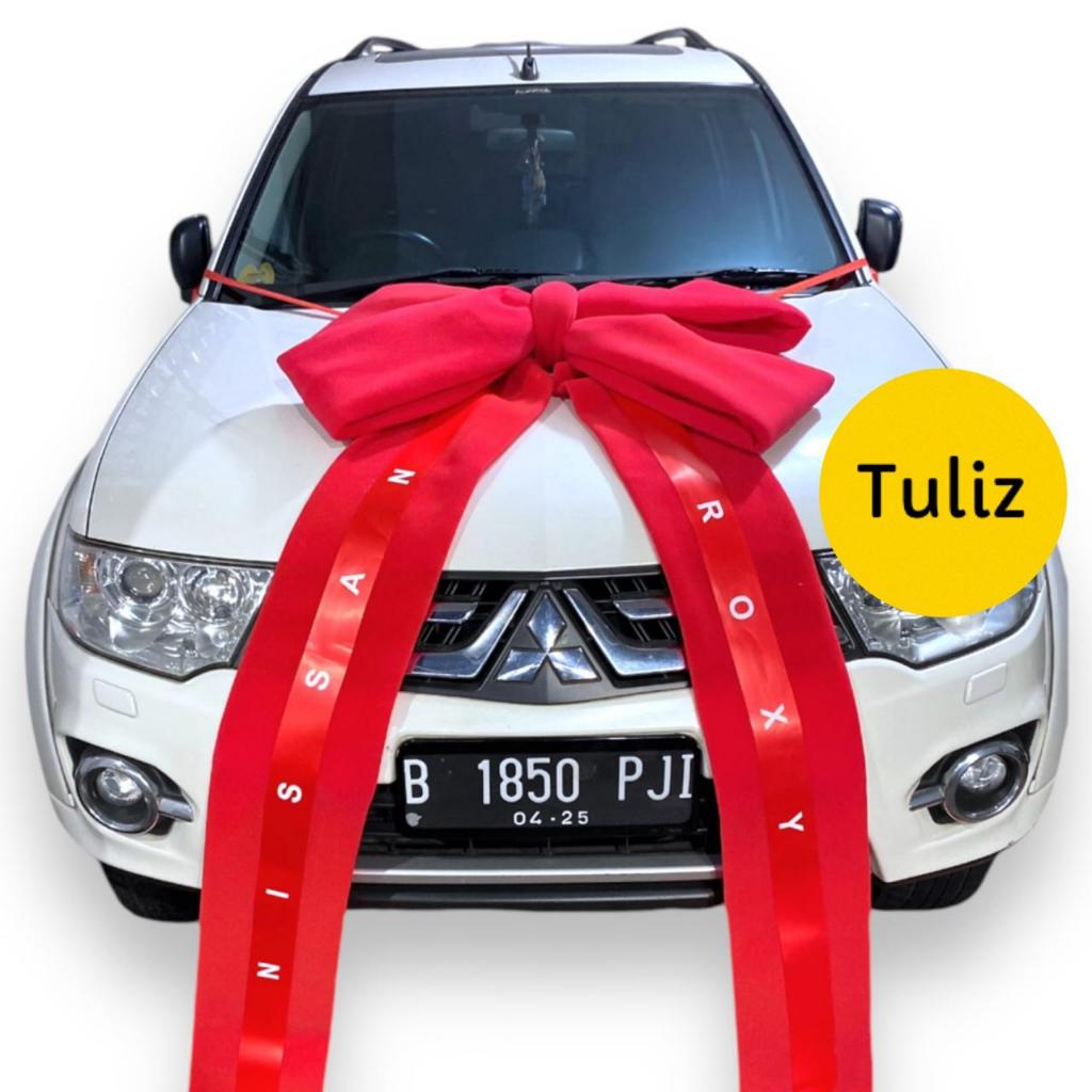 

Pita mobil “TULIZ” custom tulisan / logo.