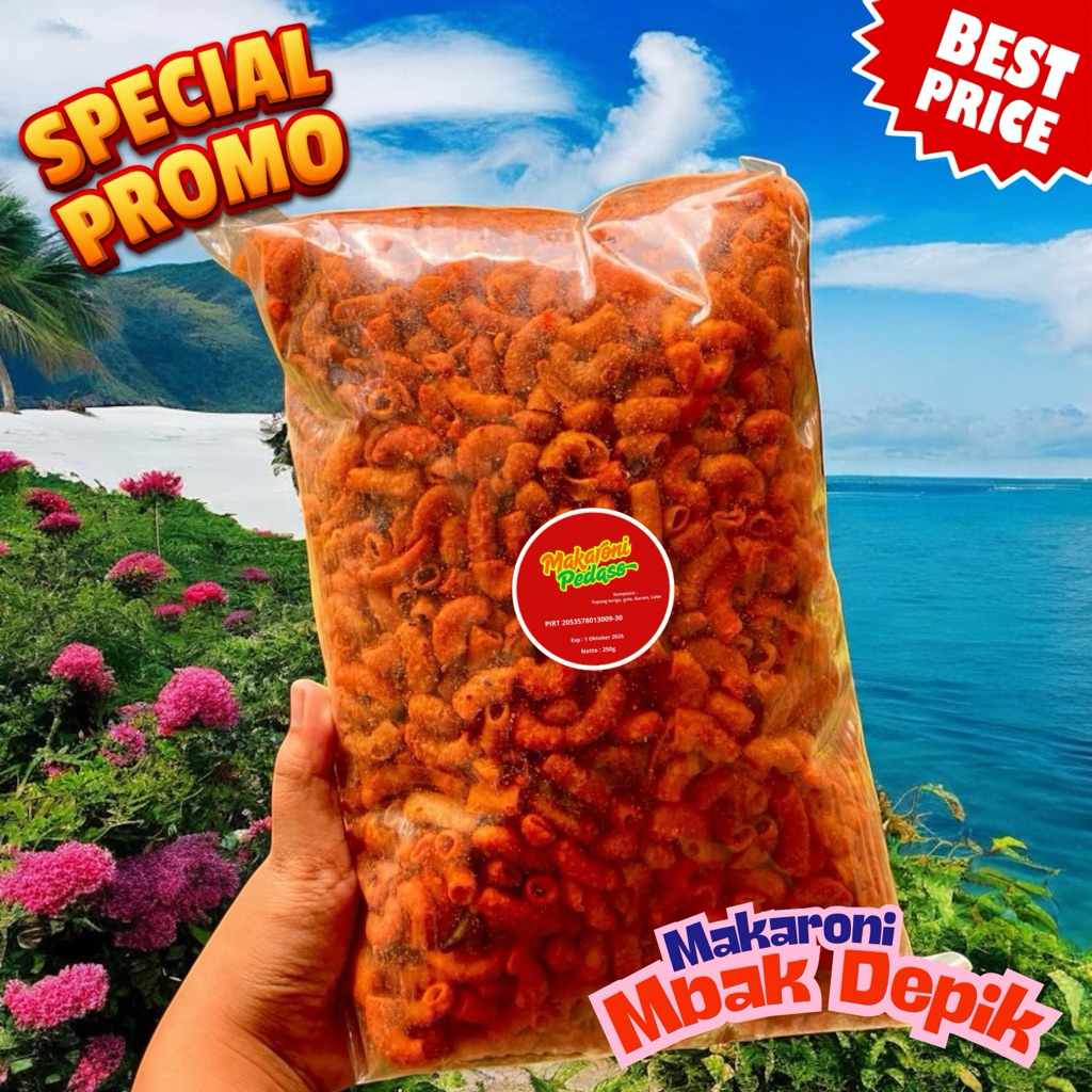

Makaroni Extra Pedas 250gr – Pas Banget Buat Cemilan Harian
