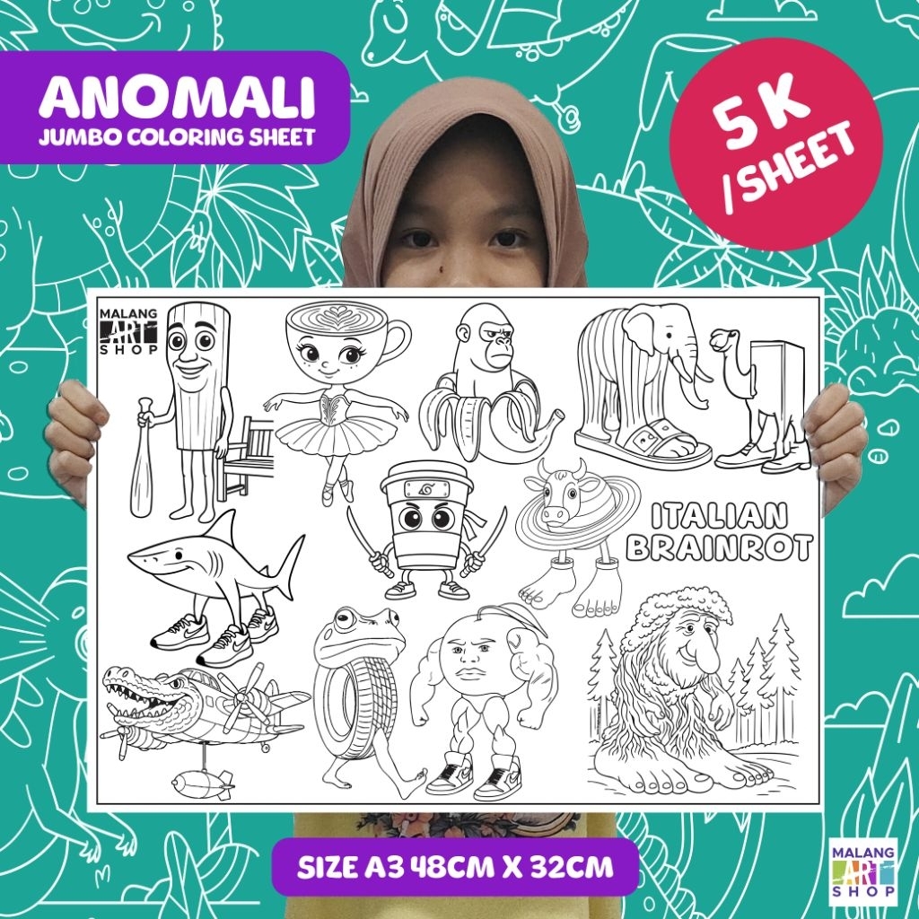 

PROMO PAKET 4 KERTAS MEWARNAI JUMBO TEMA ALAT TRANSPORTASI (TRUCKS,ALAT BERAT, KERETA API,, ALAT TRANSPORTASI).