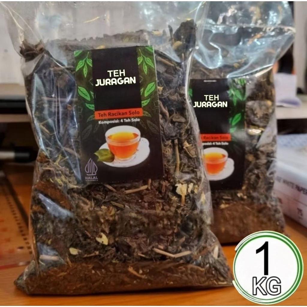 

Teh Juragan 1Kg Teh Racikan Solo Wangi Sepet Kentel