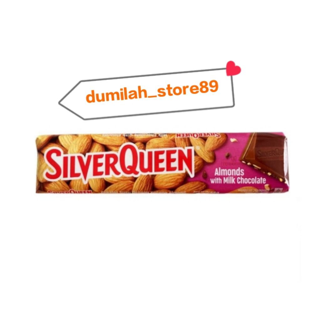 

Coklat SilverQueen varian almonds 58gr (1pcs)