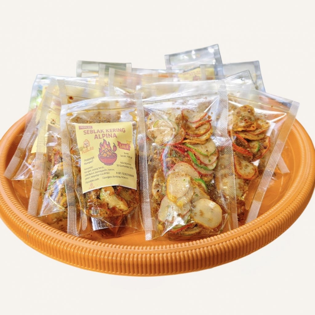 

Sebring Kerupuk Bumbu kacang-Seblak Gurih Pedas Original