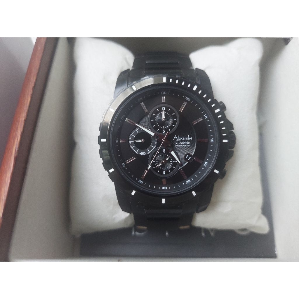 JAM TANGAN PRIA ALEXANDRE CHRISTIE AC 6141 SECOND / BEKAS / PRELOVED