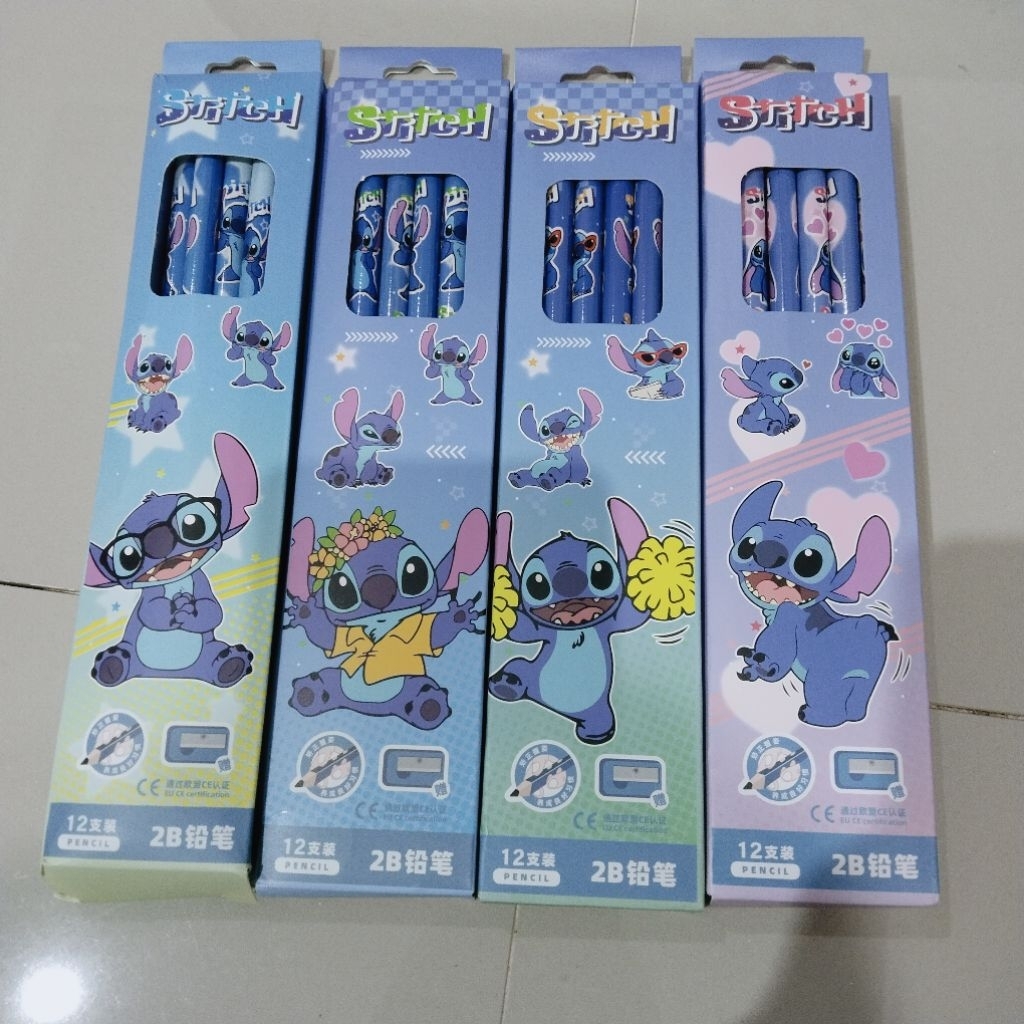 

[COD] Pensil Raut Motif Stitch / Pensil Kayu