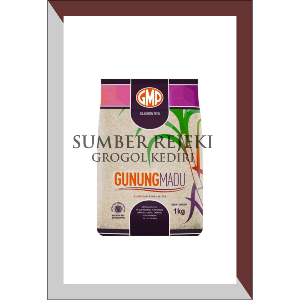 

Gula Pasir GMP Gunung Madu 1Kg | Gula Tebu Kristal Putih Premium