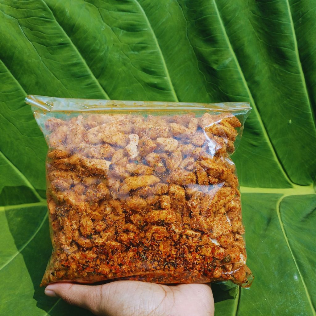 

Basreng Stik Pedas Daun Jeruk Kemasan 250gr