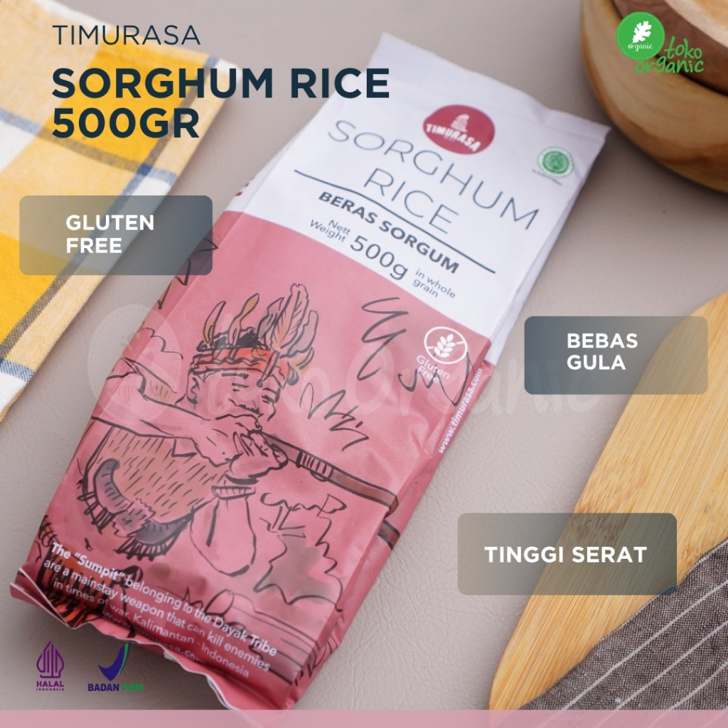 

Timurasa Sorghum Rice (500gr) | Beras Sorghum, Beras Gluten Free dari Sorghum, Tinggi Zat Besi, Nasi Soghum Rendah Gula untuk Diabetes
