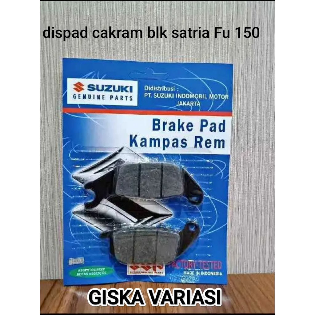 kampas rem belakang satria FU dispad cakram rem belakang satria fu